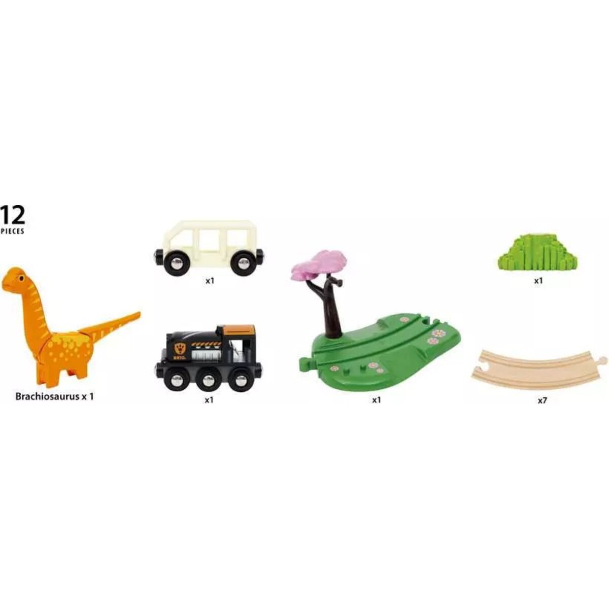 BRIO Dinosaurier Bahn Set