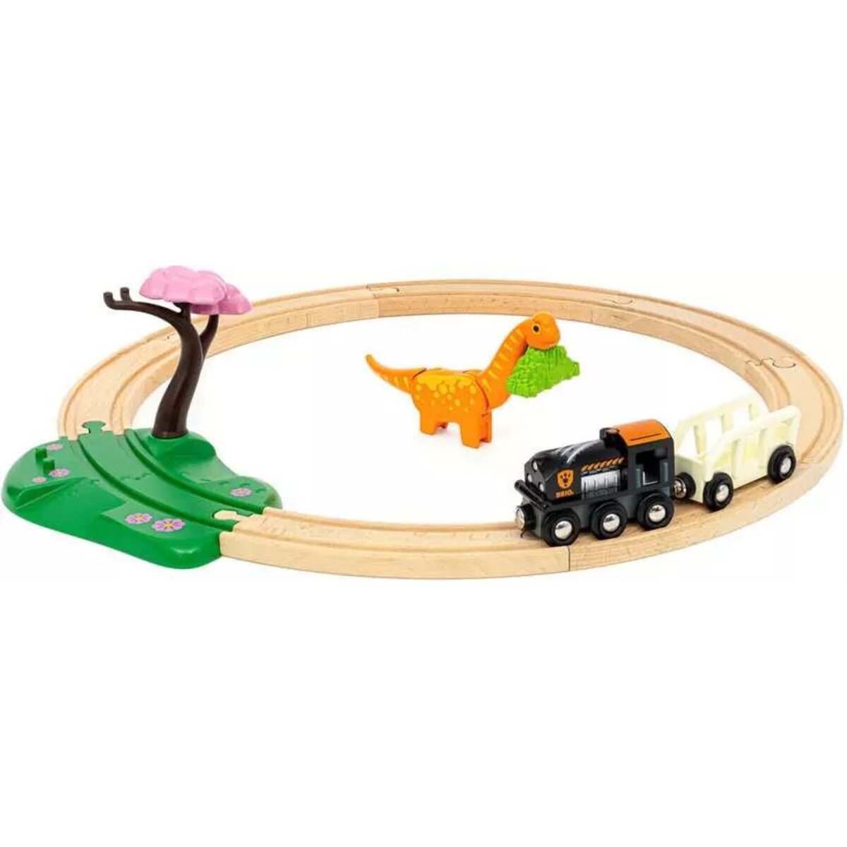 BRIO Dinosaurier Bahn Set