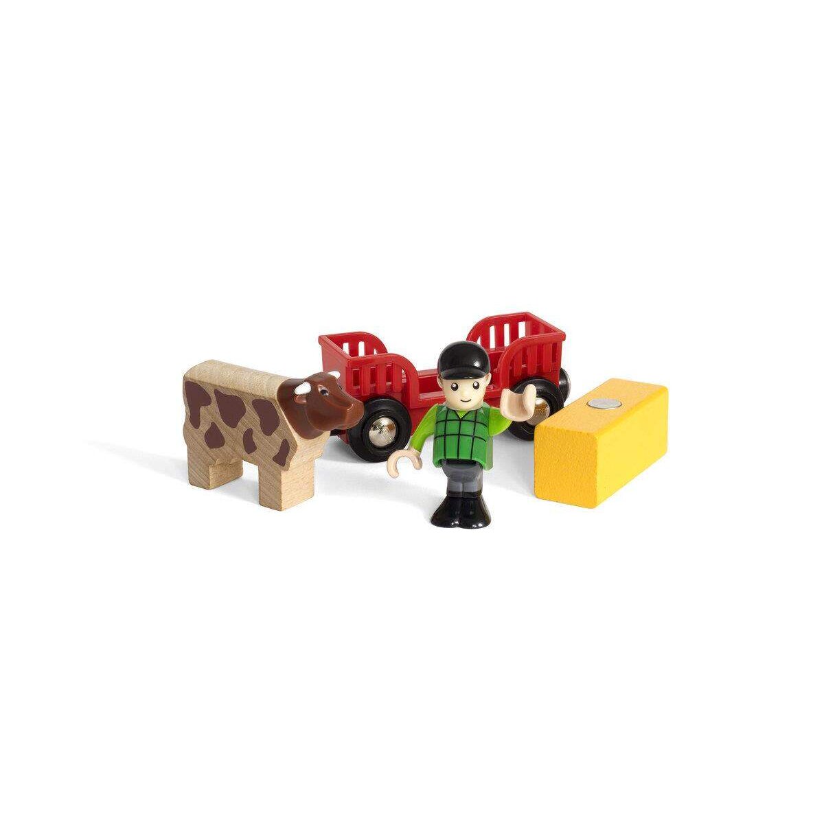 BRIO Spielpäckchen Bauer mit Kuh