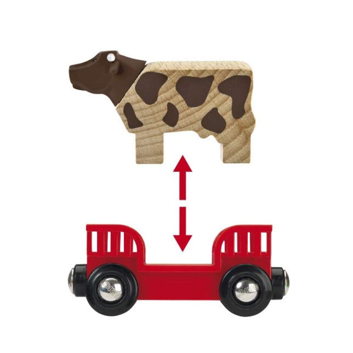 BRIO Spielpäckchen Bauer mit Kuh