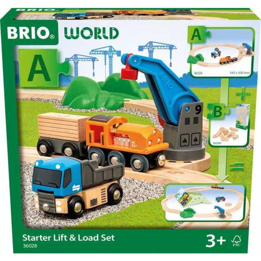 BRIO Starterset Güterzug mit Kran A