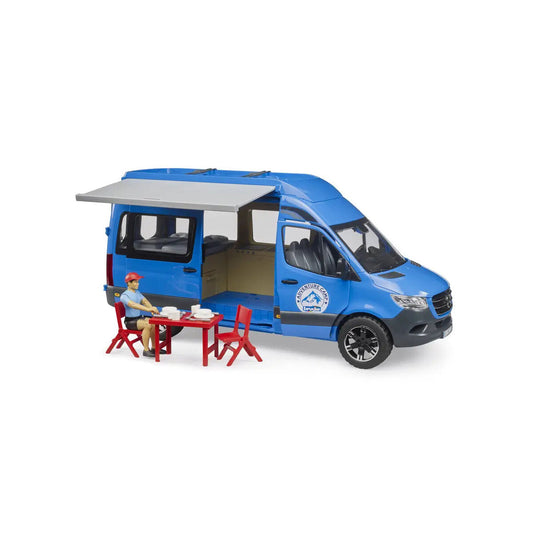 BRUDER® 02684 Mercedes-Benz Sprinter Camper mit Fahrer und Zubehör 43,5cm