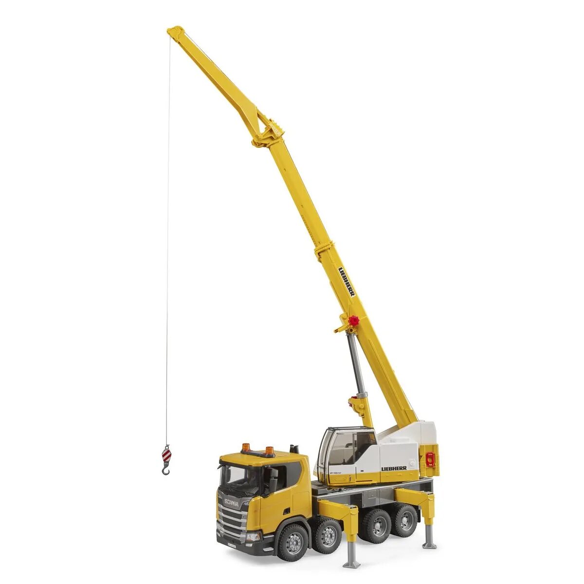 BRUDER® Scania Super 560R Liebherr Kran-LKW mit L+S Modul