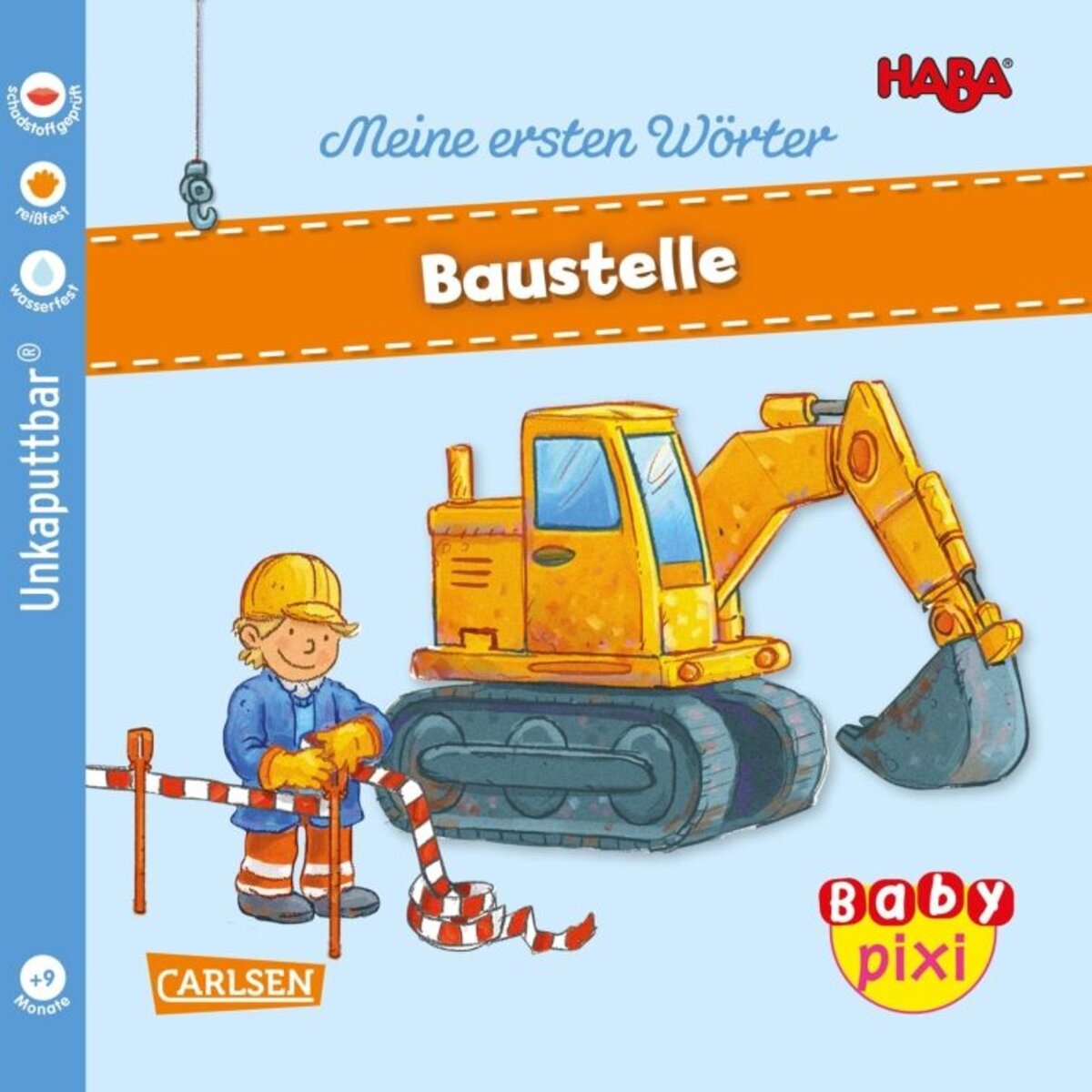Carlsen Verlag Baby Pixi (unkaputtbar) 101: HABA Meine ersten Wörter: Baustelle