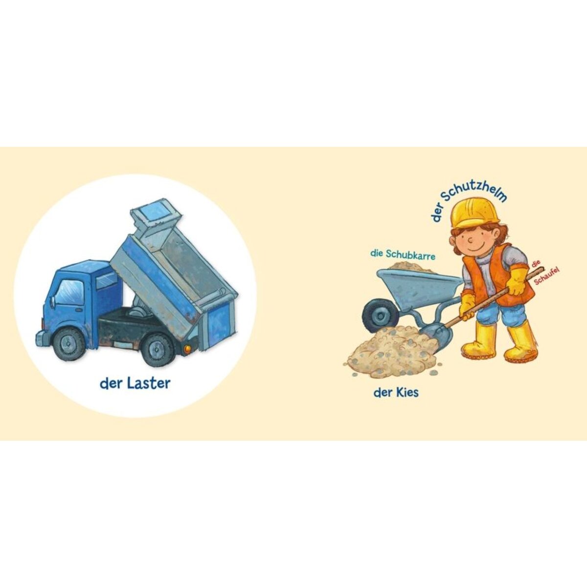 Carlsen Verlag Baby Pixi (unkaputtbar) 101: HABA Meine ersten Wörter: Baustelle