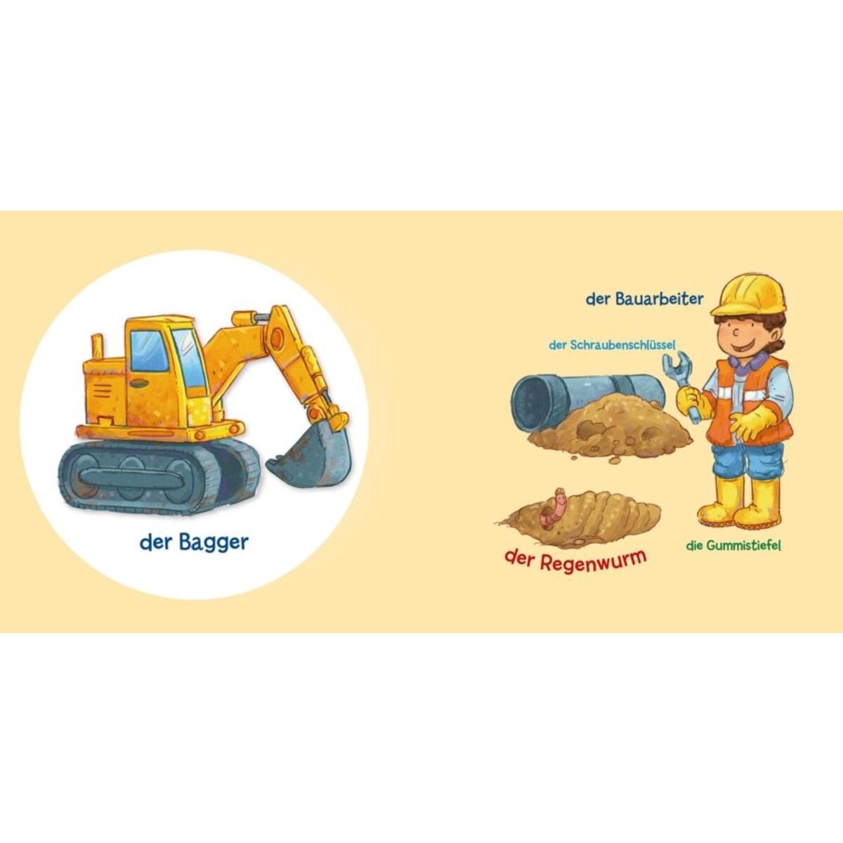 Carlsen Verlag Baby Pixi (unkaputtbar) 101: HABA Meine ersten Wörter: Baustelle