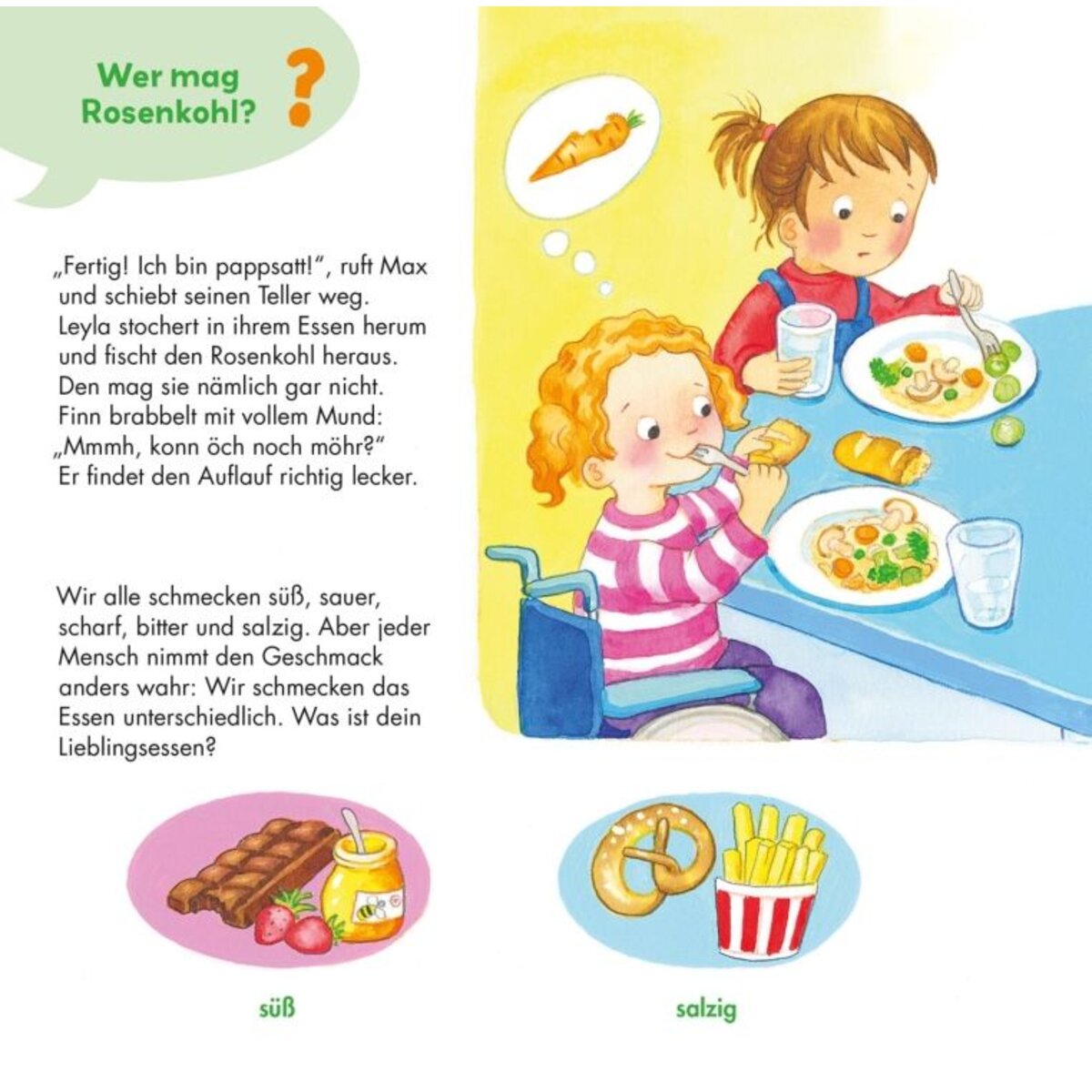 Carlsen Verlag Frag doch mal ... die Maus: Essen, schlürfen, schmatzen, schmecken