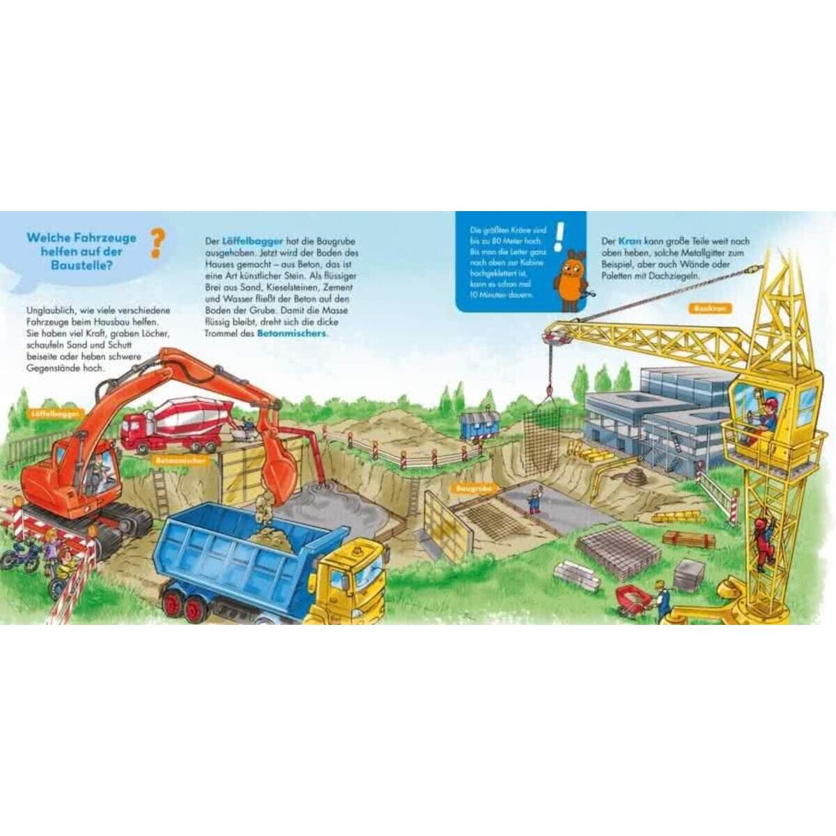 Carlsen Verlag Frag doch mal ... die Maus: Traktor, Bagger und Co. von Petra Klose, Dennis Mertz