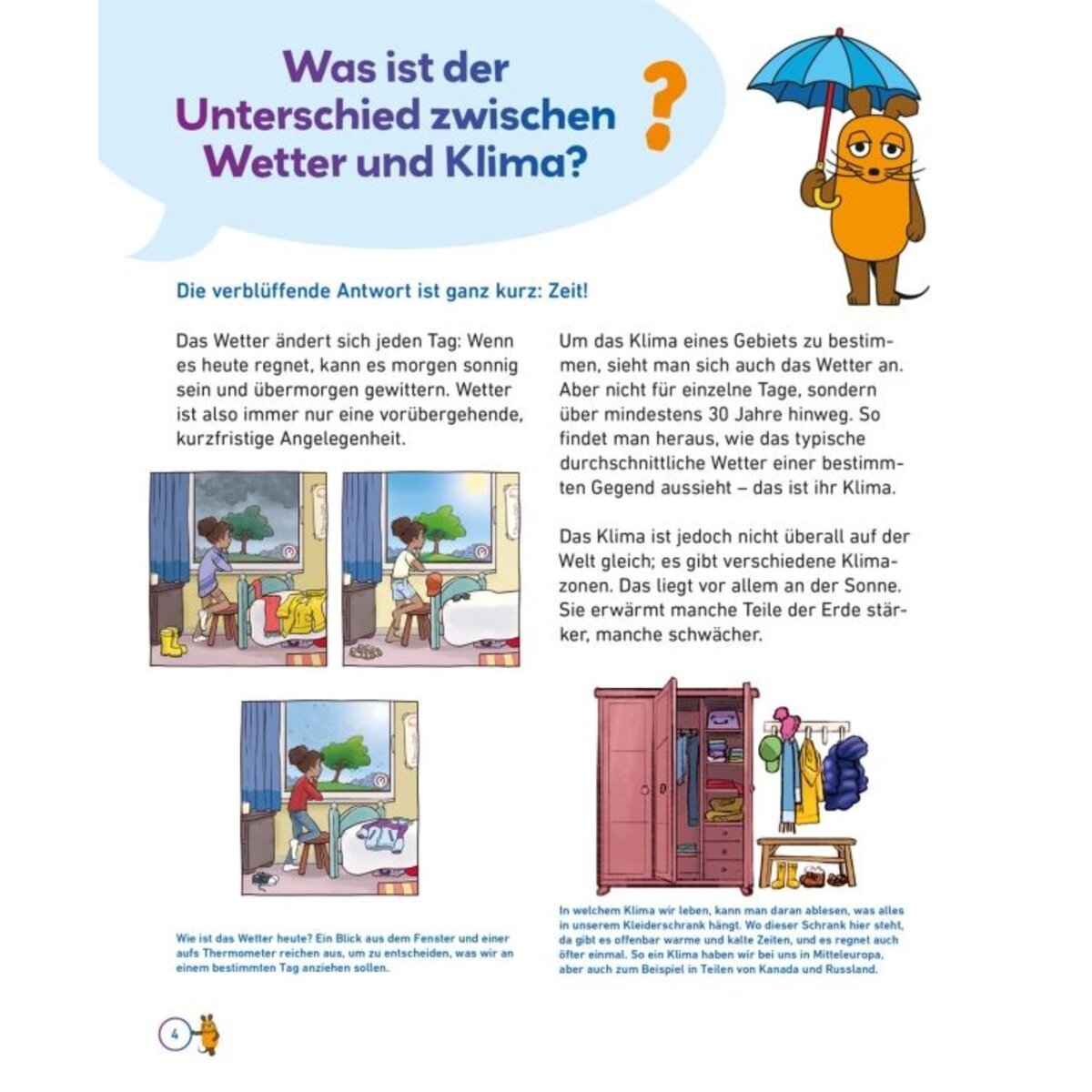 Carlsen Verlag Frag doch mal ... die Maus: Klima und Wetter