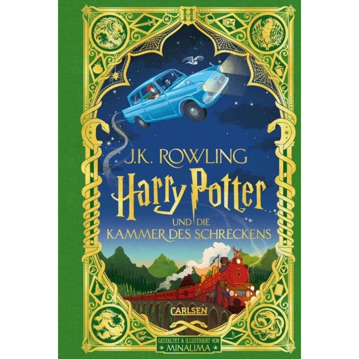 Carlsen Verlag Harry Potter und die Kammer des Schreckens (MinaLima-Edition mit 3D-Papierkunst 2)