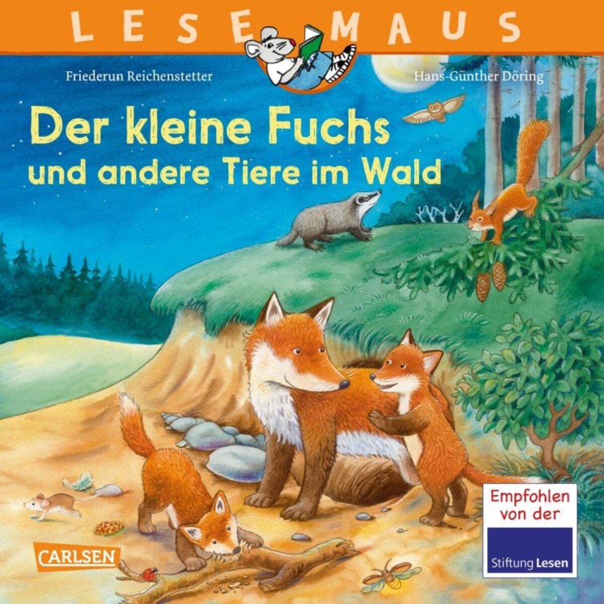 Carlsen Verlag LESEMAUS 181: Der kleine Fuchs und andere Tiere im Wald