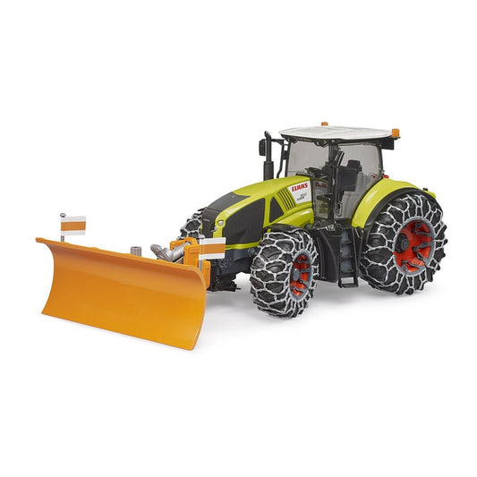 BRUDER® 03018 Claas Axion mit Schneeketten und Räumschild
