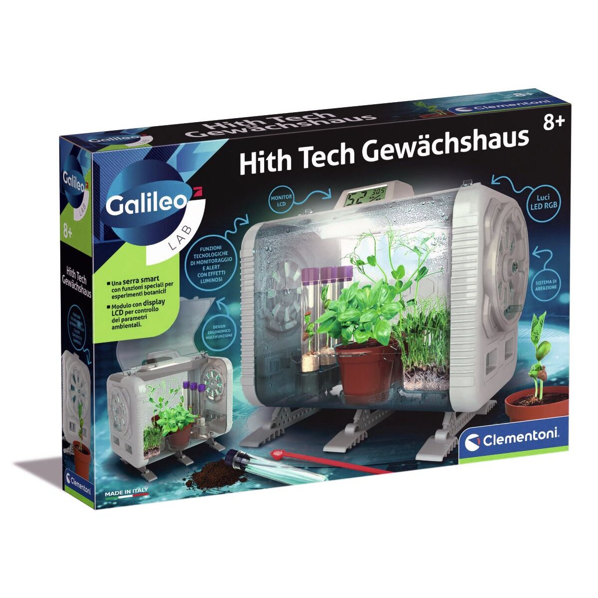 Clementoni Galileo High Tech Gewächshaus
