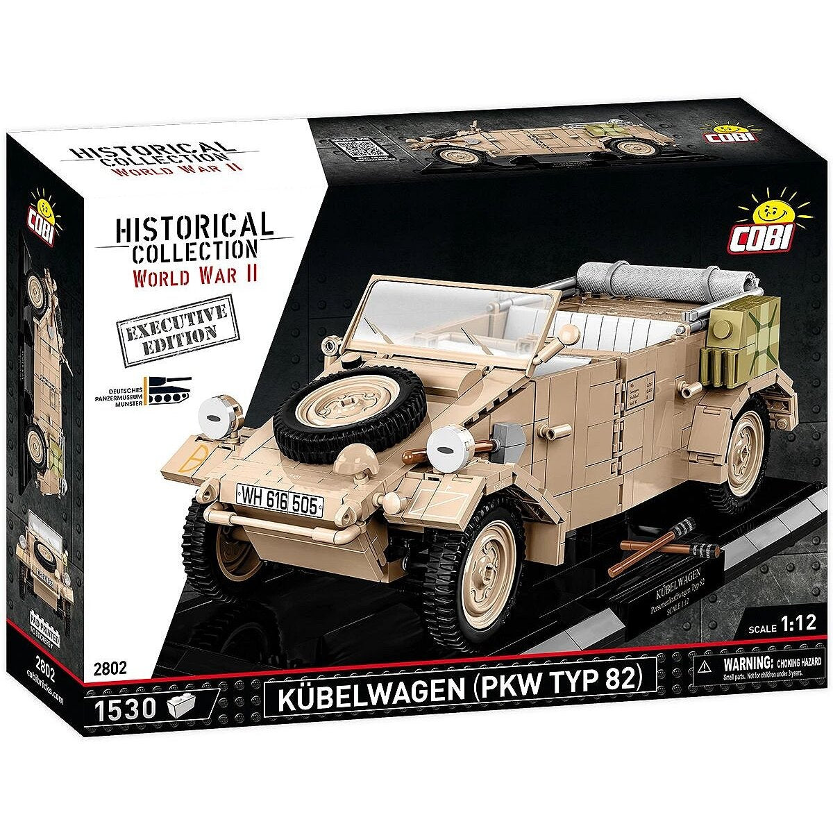 Cobi 2802 Kübelwagen (PKW Typ 82) - Executive Edition, 1:12