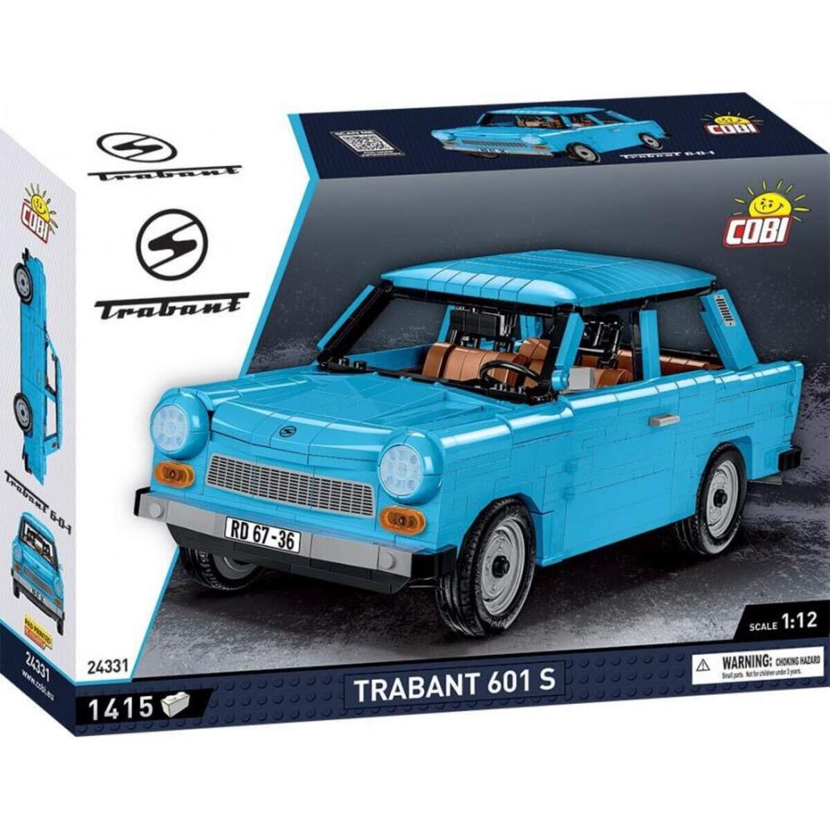 Cobi Youngtimer Collection - Modellbausatz Trabant 601 S hellblau