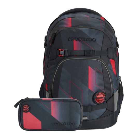 Coocazoo Rucksack Set MATE FC Bayern Stern des Südens 2 teilig 30 Liter