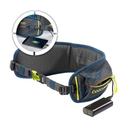 Coocazoo TecCheck Blue Hüftgurt mit Powerbank