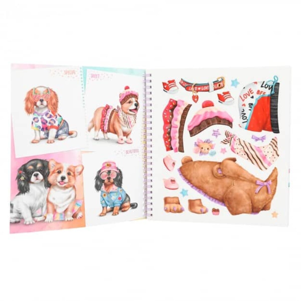 Depesche Create your TOPModel Doggy Malbuch