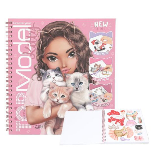 Depesche Create your TOPModel Kitty Malbuch