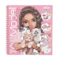 Depesche Create your TOPModel Kitty Malbuch