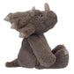 Depesche Dino World Plüsch Floppy Triceratops 25 cm mit Glitzeraugen