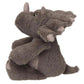 Depesche Dino World Plüsch Floppy Triceratops 25 cm mit Glitzeraugen
