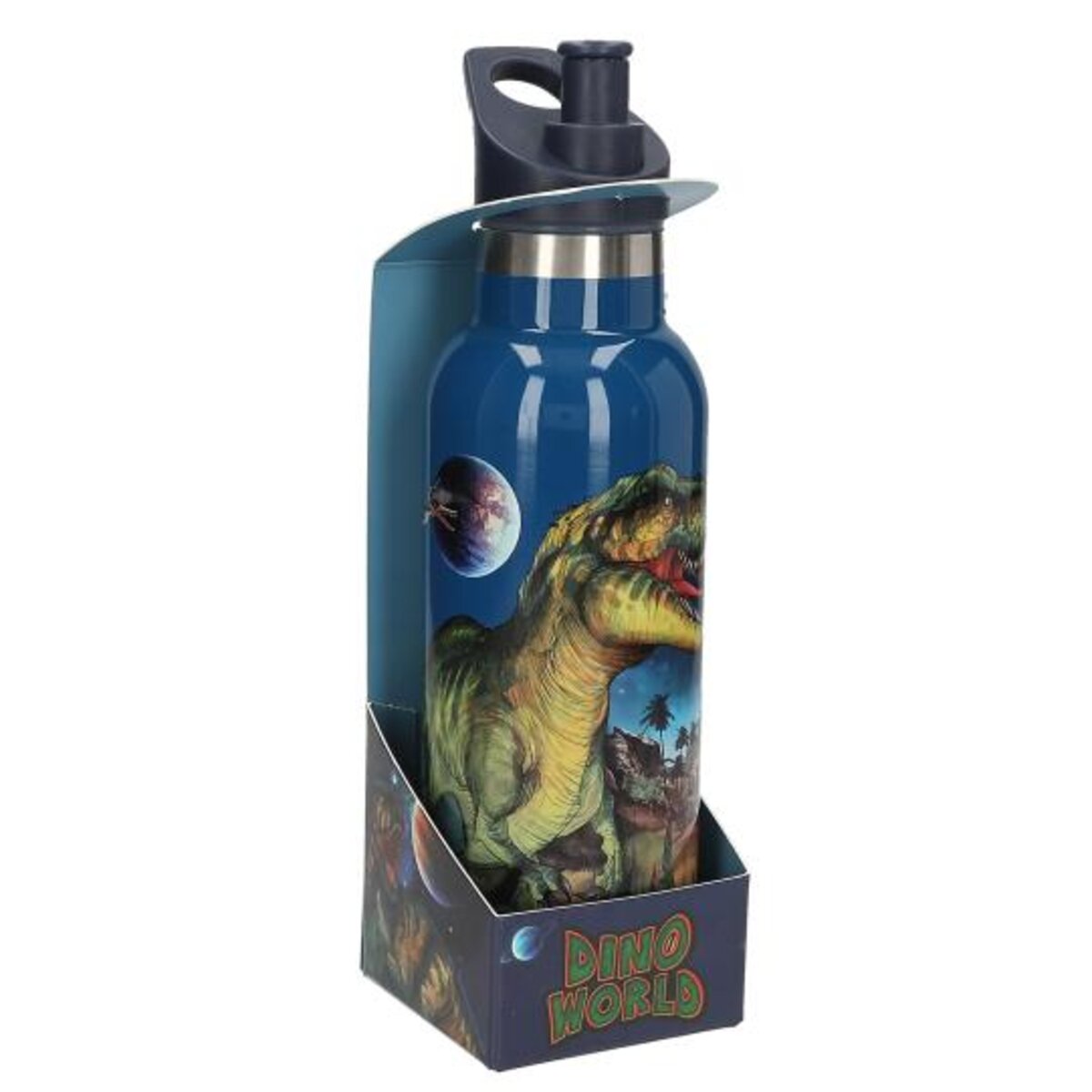 Depesche Dino World Trinkflasche Edelstahl GALAXY