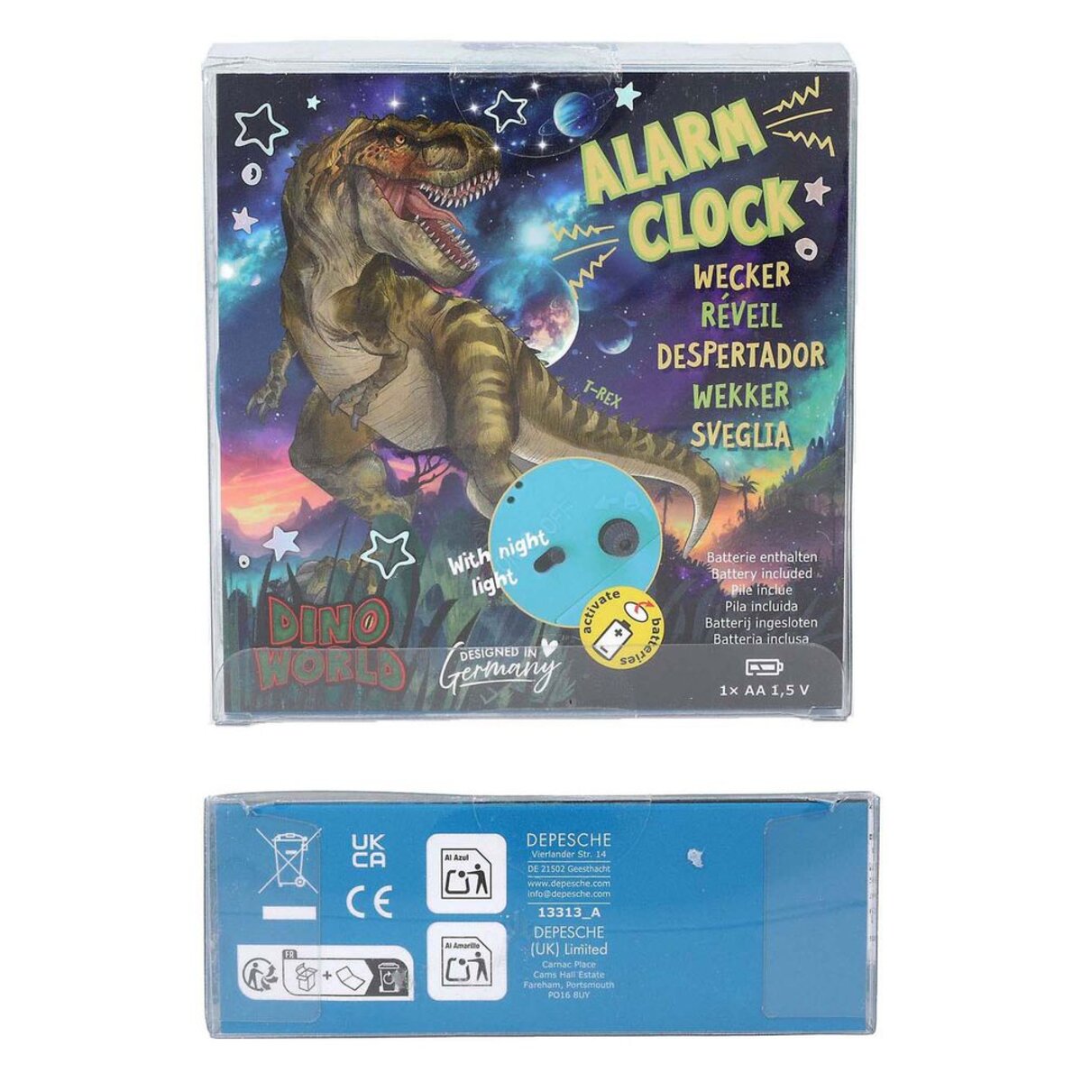 Depesche Dino World Wecker GALAXY
