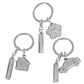 Depesche Glamour 1 Schlüsselanhänger silber 3 cm,  1 Stück, 3-fach sortiert