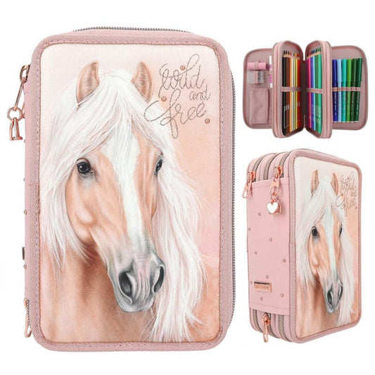 Depesche Miss Melody 3 Fach Federtasche ROMANTIC