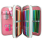 Depesche Miss Melody 3 Fach Federtasche mit Pferdekopf Applikation