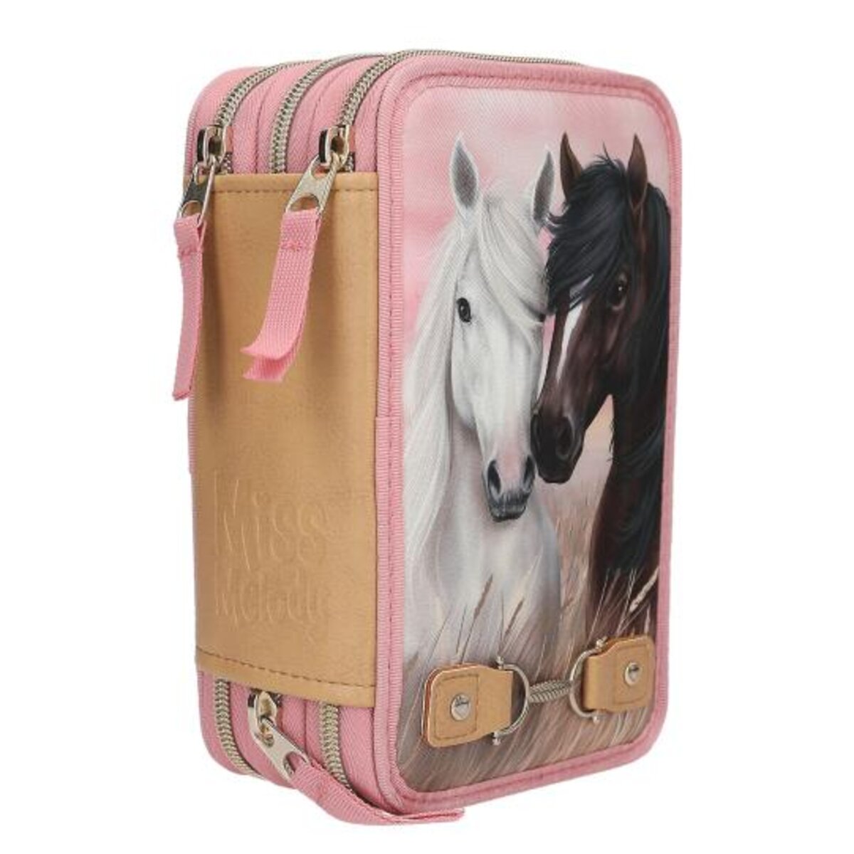 Depesche Miss Melody 3 Fach Federtasche DUSTY ROSE