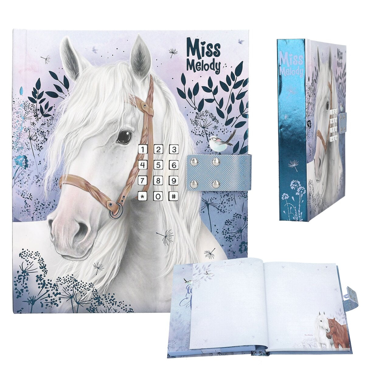 Depesche Miss Melody Tagebuch mit Code und Sound Pferde Motiv 2