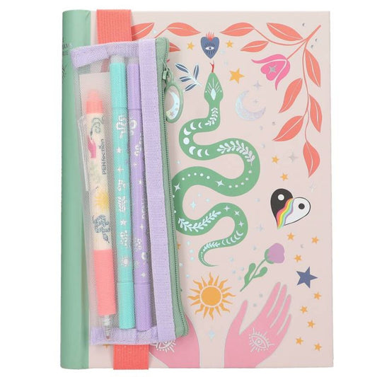 Depesche PENfection Notizbuch mit Stifteset SNAKE