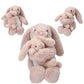 Depesche Princess Mini Plüsch Hase Nelly mit Baby