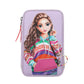Depesche TOPModel 3 Fach Federtasche mit appliziertem Smartphone JOY