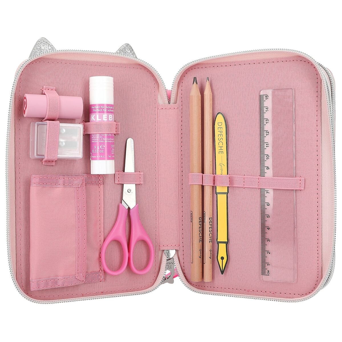 Depesche TOPModel 3 Fach Federtasche Leo WILD