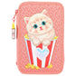 Depesche TOPModel 3-Fach Federtasche Katzen Applikation CUTIE STAR
