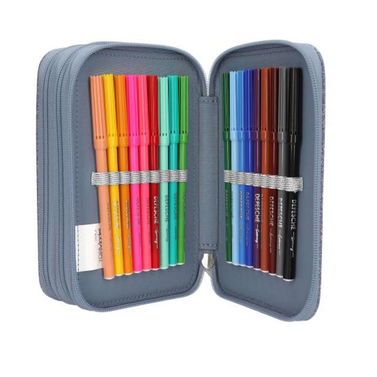 Depesche TOPModel 3 Fach Federtasche WOLF