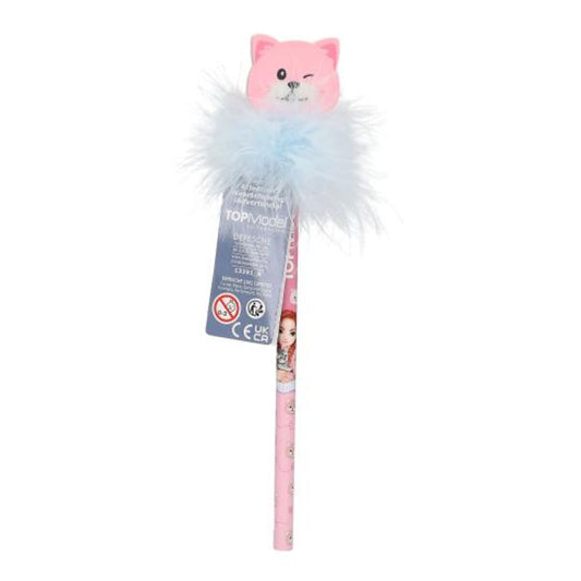 Depesche TOPModel Bleistift mit Radier-Topper CAT LOVE, sortiert