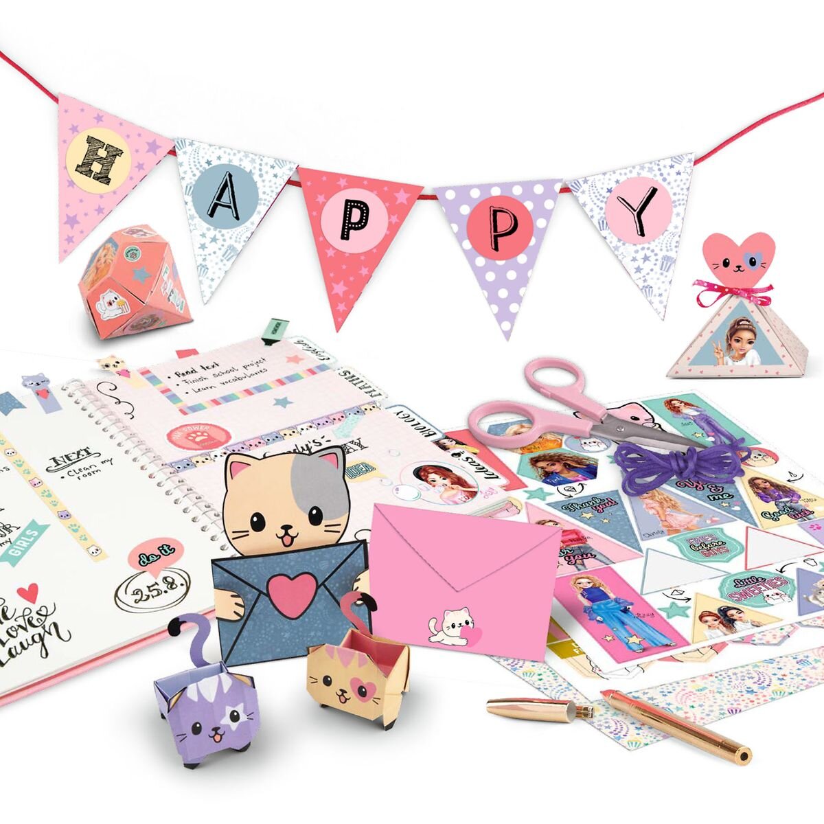 Depesche TOPModel DIY Paper Fun Book CUTIE STAR