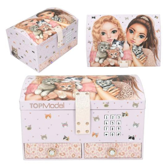 Depesche TOPModel gr. Schmuckkästchen mit Code und Sound CAT LOVE