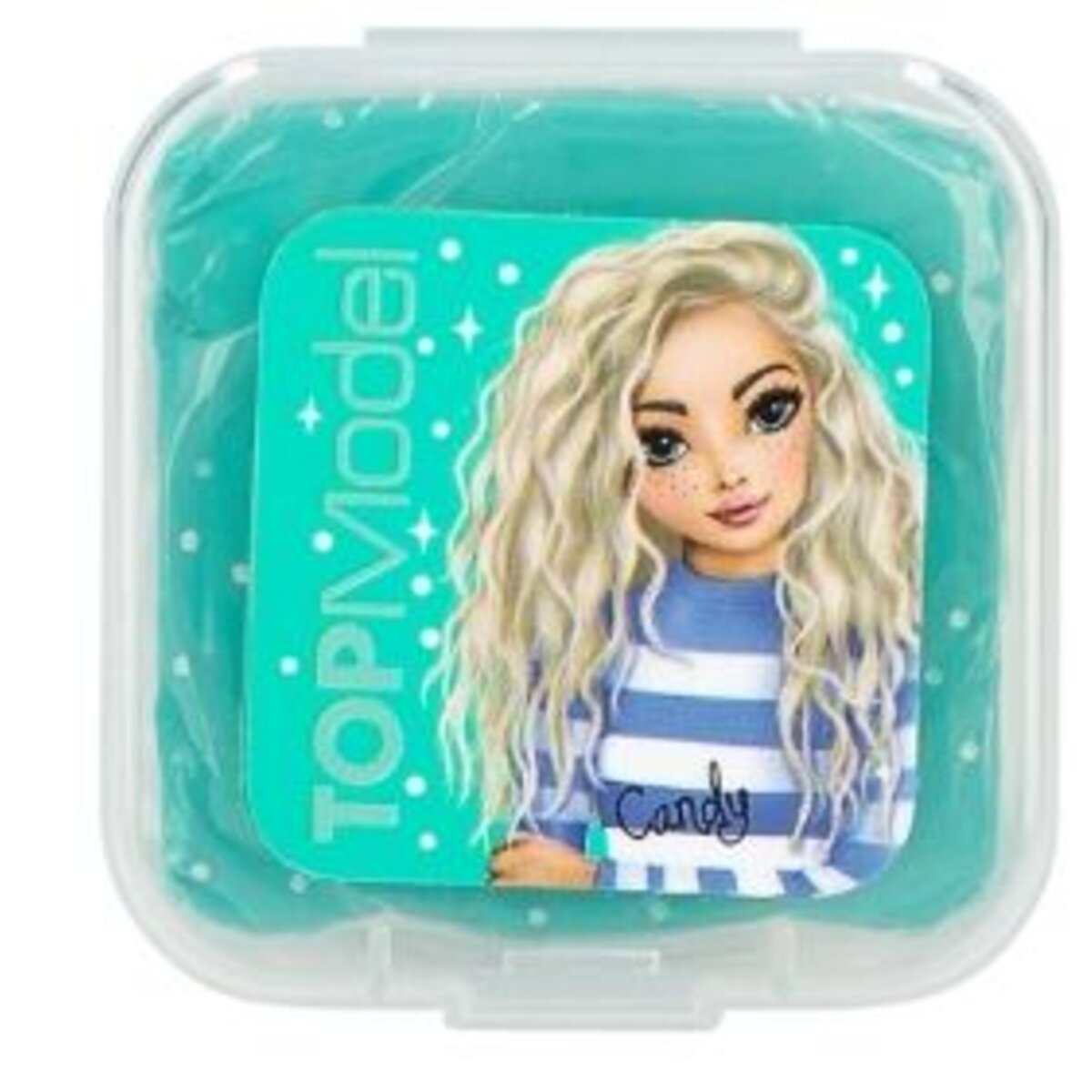 Depesche TOPModel Knetradiergummi Neon und Glitter, 1 Stück, 6-fach sortiert