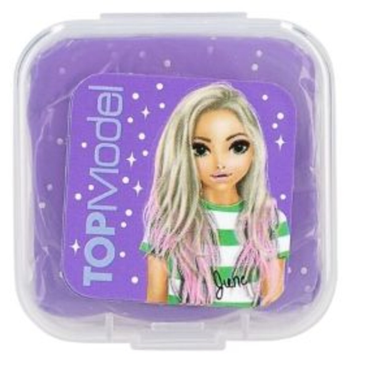 Depesche TOPModel Knetradiergummi Neon und Glitter, 1 Stück, 6-fach sortiert
