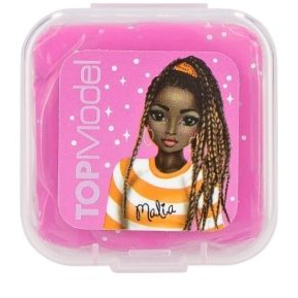 Depesche TOPModel Knetradiergummi Neon und Glitter, 1 Stück, 6-fach sortiert