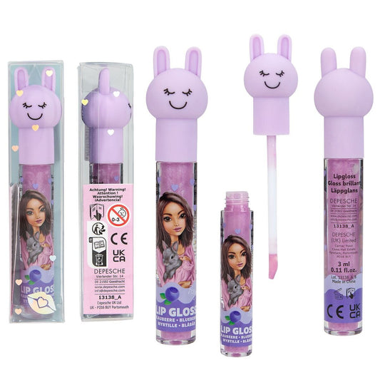Depesche TOPModel Lipgloss Hase BEAUTY and ME, 1 Stück, 3-fach sortiert