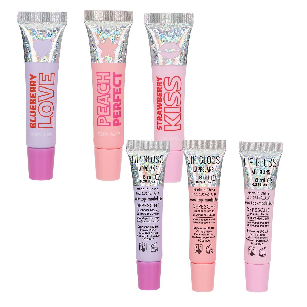 Depesche TOPModel Lipgloss Set Holo BEAUTY and ME