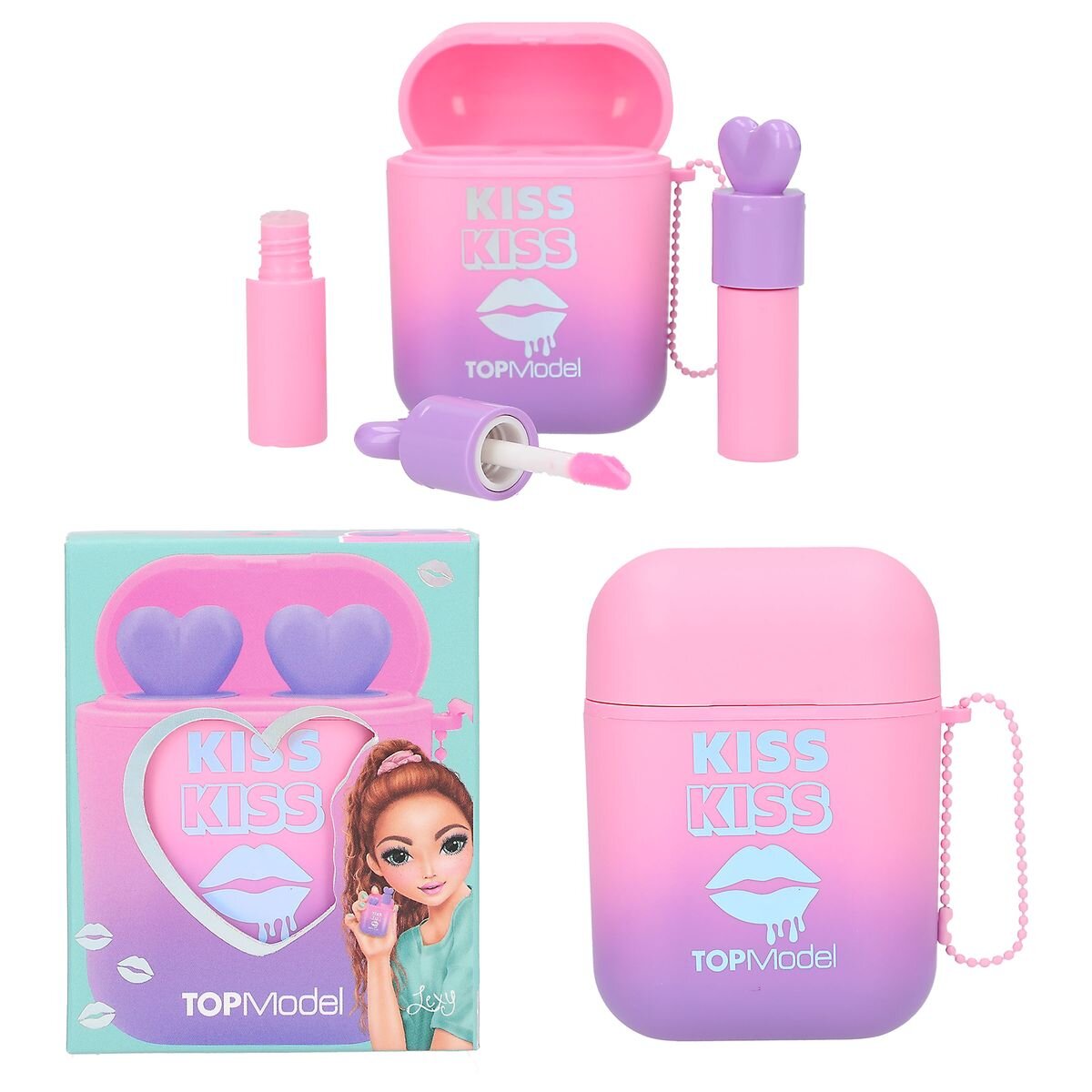 Depesche TOPModel Lipgloss Set Kopfhörer Case BEAUTY and ME