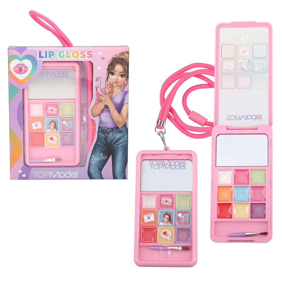 Depesche TOPModel Lipgloss Smartphone zum Umhängen BEAUTY and ME
