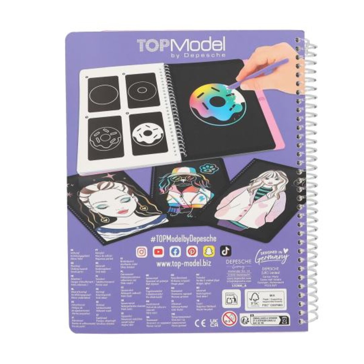 Depesche TOPModel Magic Scratch Book